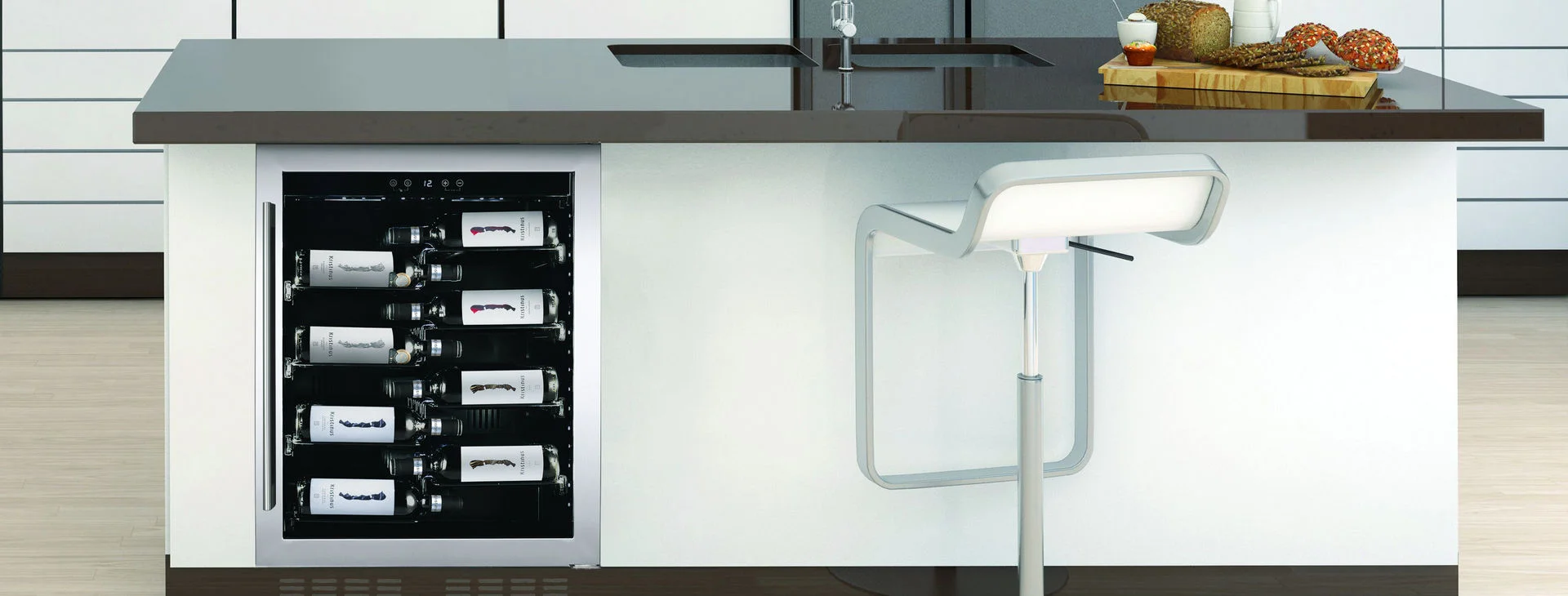 Meet the Dunavox DAU-40.138SS wine cooler! 